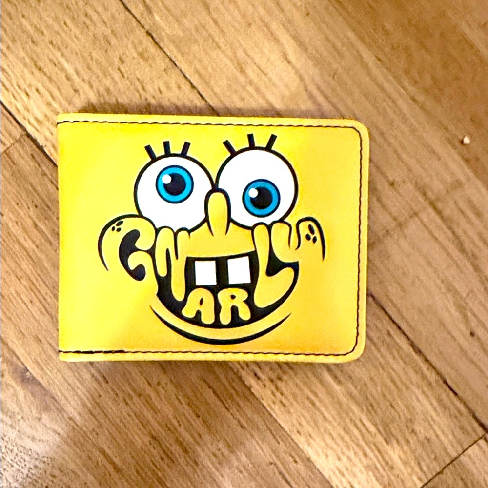 Buckle-Down Yellow Cartoon Face Kids Wallet